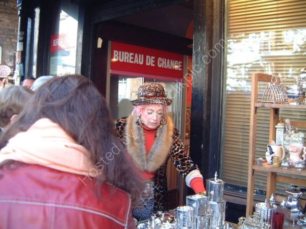 Over Dressed Market Sales Woman!, Portobello Road, London
